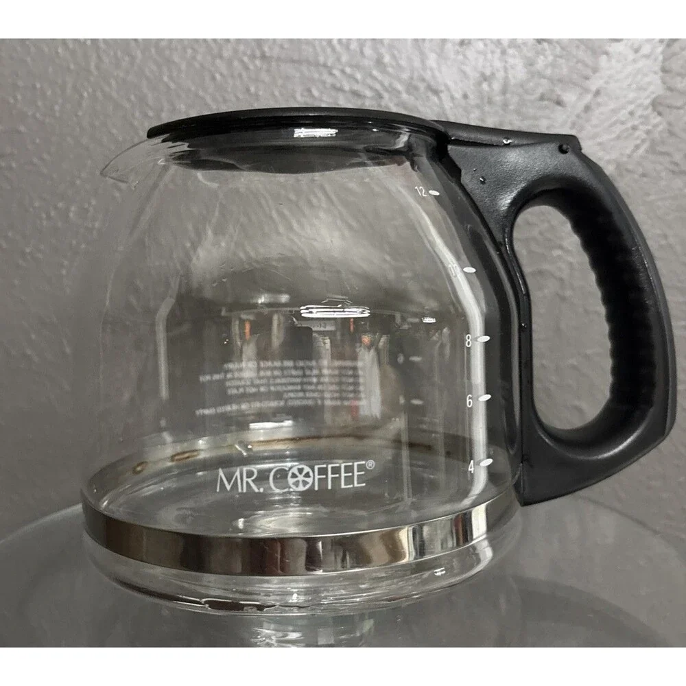 Mr Coffee 12-Cup Glass Replacement Decanter Carafe